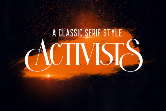 Activists Font: Bold Serif for Campaigns