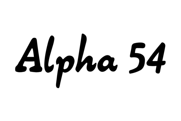 Alpha 54: A Fresh Serif Font for Bold Branding