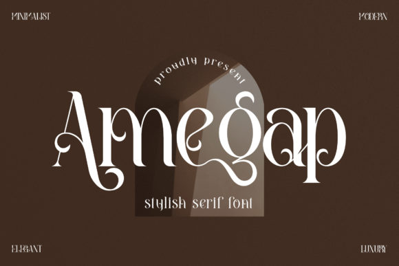 Amegap: The Serif Font for Scroll-Stopping Designs