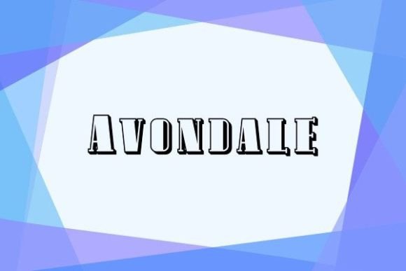Avondale Font: A Designer’s Guide to Outlined Serifs