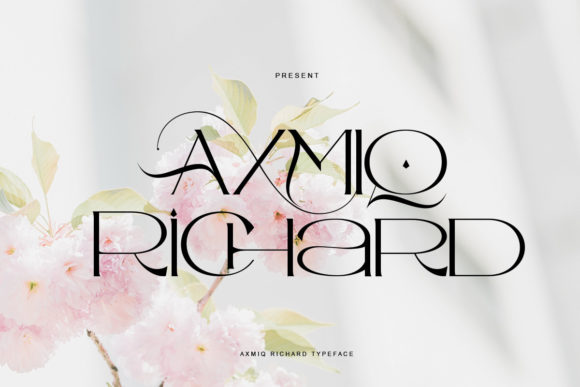 Axmiq Richard: A Refined Serif Typeface for Editorial Design
