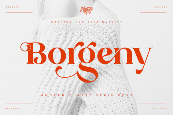Borgeny: The Serif Font for Scroll-Stopping Design