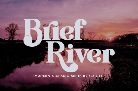 Brief River: A Serif Font for Calm Editorial Design