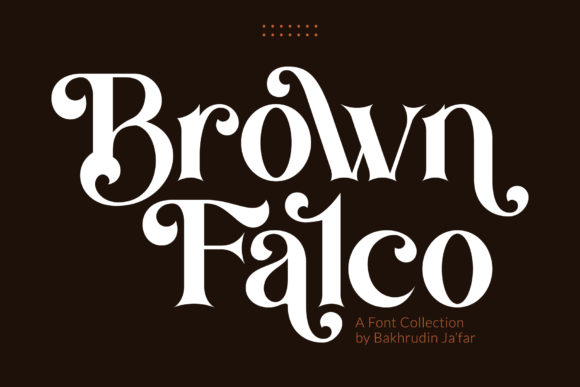Brown Falco: A Serif Font for Makers