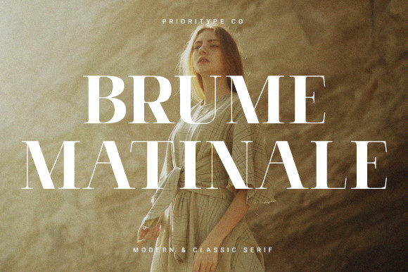 Brume Matinale: A Serif Font for Modern Web Design