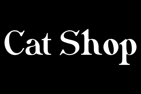 Cat Shop Font: A Playful Serif for Makers