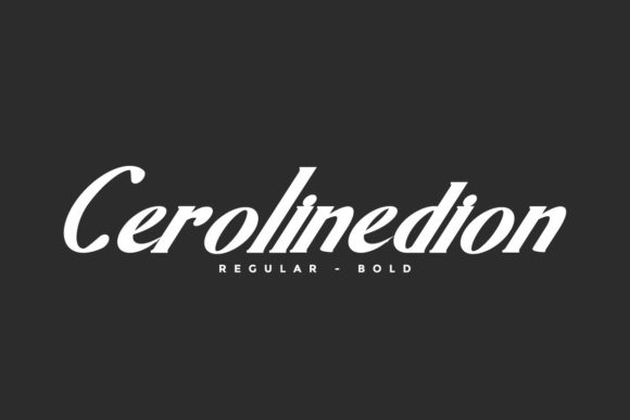 Cerolinedion: A Serif Font for Modern Branding