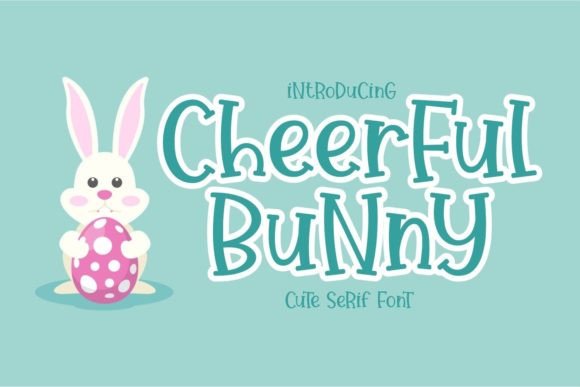 Cheerful Bunny Serif Font for Editorial Design