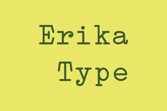 Erika Type: A Thin Serif Font for Elegant Branding