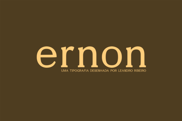 Ernon: A Versatile Serif Font for Digital Design