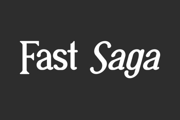 Fast Saga Serif Font for Bold Campaigns