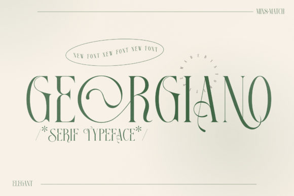 Georgiano: A Modern Serif Font for Digital Design