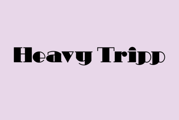 Heavy Tripp: A Quirky Serif Typeface for Bold Web Headers