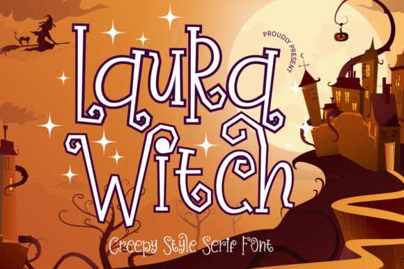 Laura Witch: The Serif Font for Spooky Branding