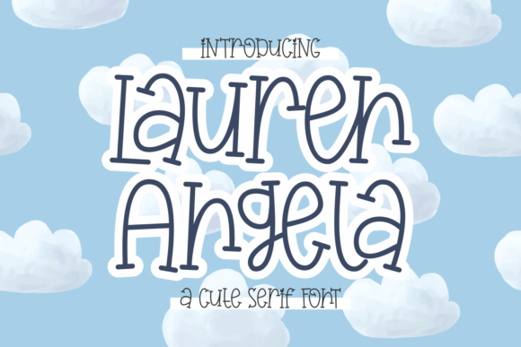Lauren Angela: A Playful Serif Font for Branding