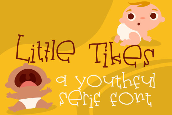 Little Tikes: A Playful Serif Font for Editorial Design