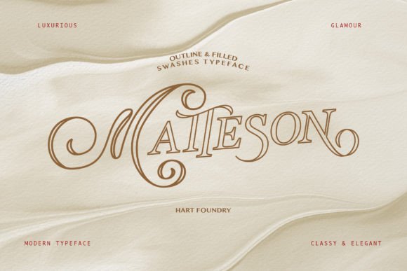 Matteson Font: A Romantic Serif for Branding