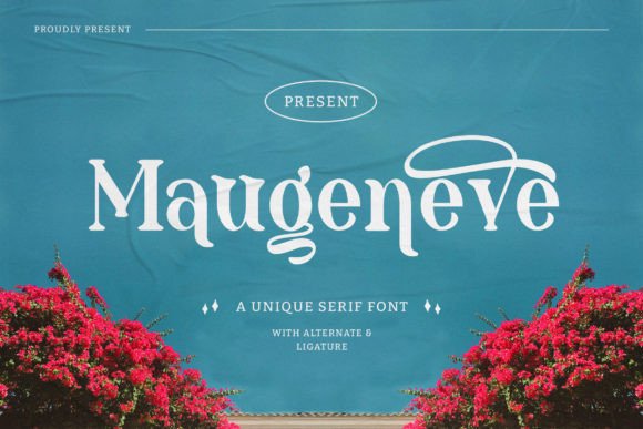 Maugeneve: A Distinctive Serif Typeface for Editorial Design