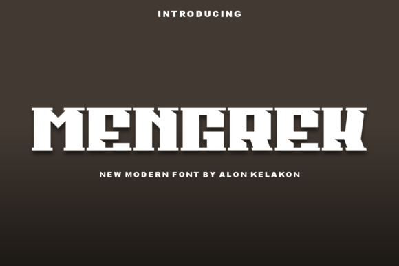 Mengrek: A Serif Font for Editorial Impact