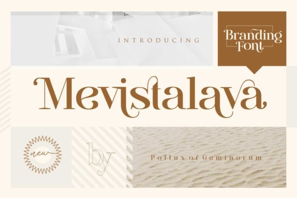 Mevistalava Serif Font for Makers
