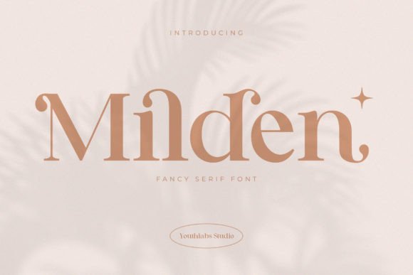 Milden: A Premium Serif Font for Crafters