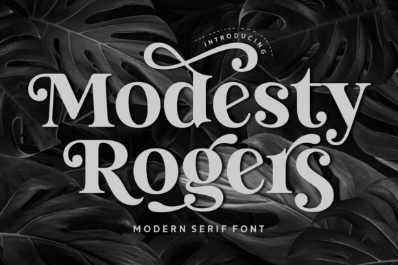 Modesty Rogers: A Serif Font for Modern Web Design
