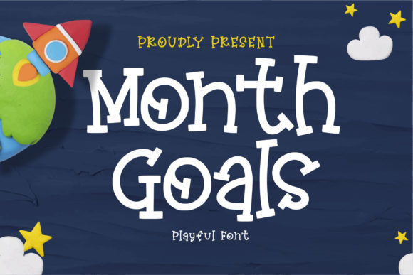 Monthly Goals: A Serif Font for Bold Campaigns
