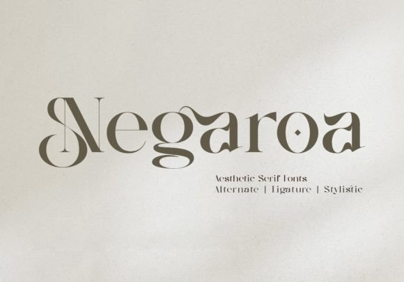 Negaroa: The Serif Font for Bold Branding