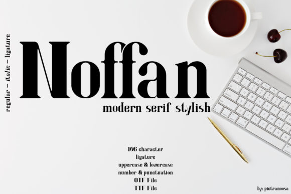 Noffan: A Bold Serif Font for Branding