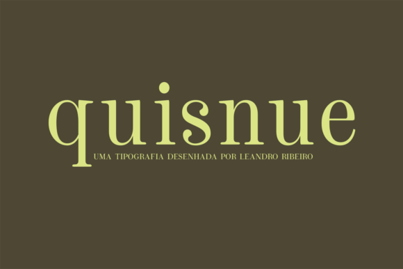 Quisnue Typeface: Elevate Your Brand Identity