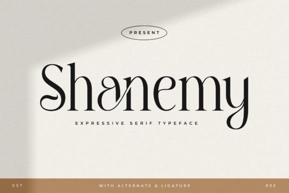 Shanemy Serif Font for Crafters