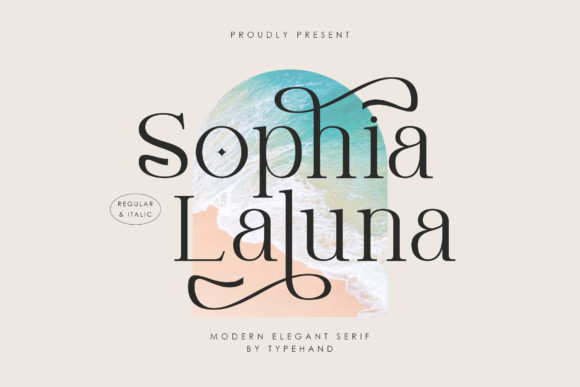 Sophia Laluna: A Serif Font for Elegant Brands