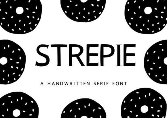 Strepie: A Serif Handwritten Font for Editorial Design
