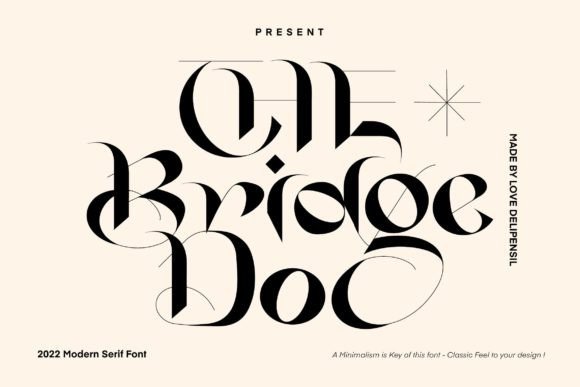 The Bridge Do Serif Font for Makers