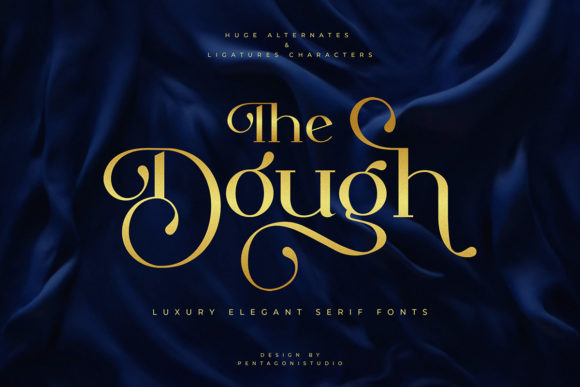 The Dough Serif Font for Polished Branding