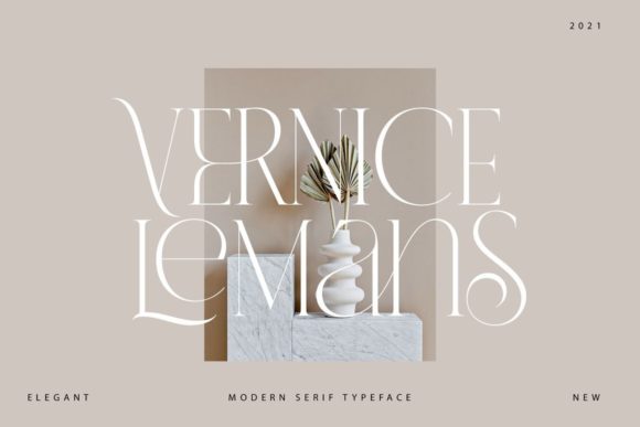 Vernice Lemans: A Delicate Serif Typeface for Editorial Design