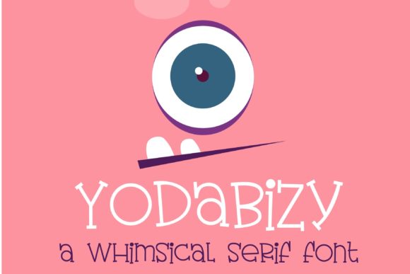 Yodabizy: A Whimsical Serif Typeface for Editorial Design